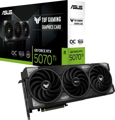 Grafična kartica nVidia RTX5070Ti Asus TUF Gaming OC - 16GB GDDR7 (90YV0MD0-M0NA00)