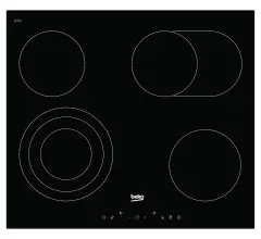 Razstavljen (odprta embalaža) - BEKO HIC64404T steklokeramična kuhalna plošča