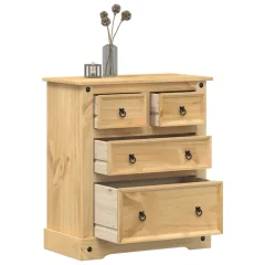 Furnova -  Predalnik Corona 80x43x91 cm trdna borovina
