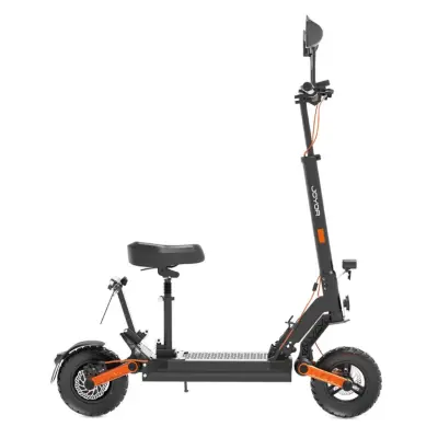JOYOR S8E Zložljiv Električni Skuter -  800W Motor 48V26AH Baterija Disk Zavore 10-palčne Pnevmatike Razsvetljava - Črna