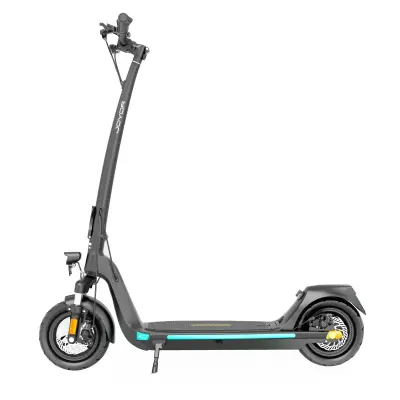 JOYOR C10 Zložljiv Električni Skuter -  500W Motor 48V10.4AH Baterija Disk Zavore 10-palčne Pnevmatike Razsvetljava - Črna