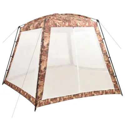 The Living Store Šotor za bazen iz blaga 500x433x250 cm kamuflažen - Šotor Za Bazen