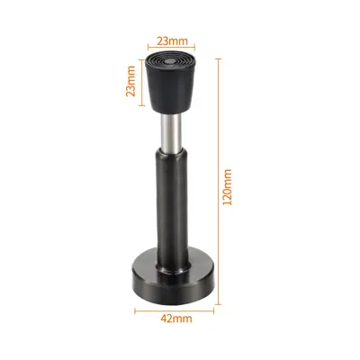 Možnosti hidravličnega zaustavljanja vrat brez vrtanja/vrtanja Black 12 cm