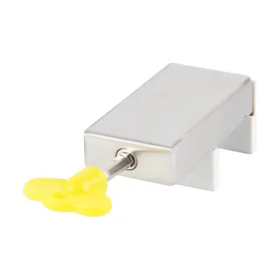 Otroška varnostna ključavnica za okna z omejevalnikom odpiranja