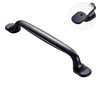 Ročaj omarice iz aluminijeve zlitine - sodoben slog, razmik med luknjami 128 mm   Model 3