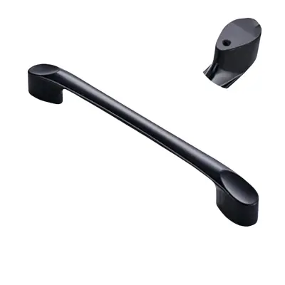 Ročaj omarice iz aluminijeve zlitine - sodoben slog, razmik med luknjami 128 mm   Model 9