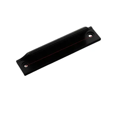 Vratni ročaj iz aluminijeve zlitine, namestitev brez vrtanja Black S