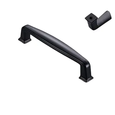 Ročaj omarice iz aluminijeve zlitine - sodoben slog, razmik med luknjami 128 mm   Model 2