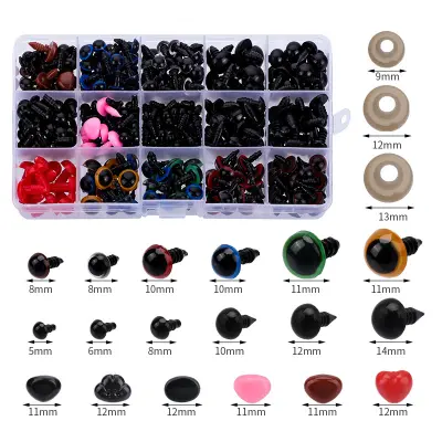 Komplet za oči in nosove za punčke