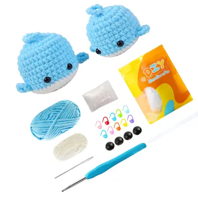 Komplet za kvačkanje kita Blue