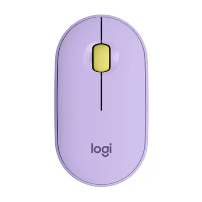 LOGITECH Pebble M350 vijolična Bluetooth USB 1000 DPI pisarniška miška