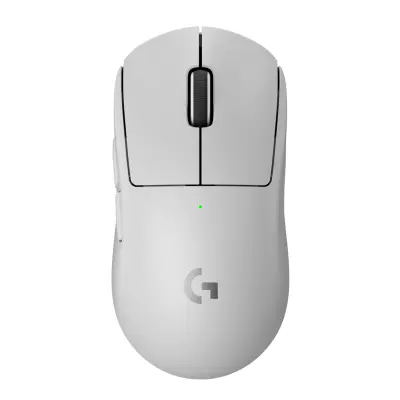 Logitech G PRO X SUPERLIGHT 2 bela brezžična igralna miška USB Type-C 32000 DPI