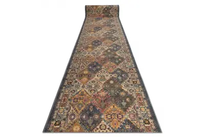 Protizdrsna tekač MODERN CLASSIC klasična bež / siva 19 80 80x490 cm