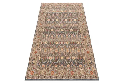 Volnena preproga LEGEND 468 12 GB500 OSTA - Ornament, okvir ekskluzivna bež / siva 200x300 cm