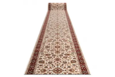 Tekač NAIN Ornament, rože 6999 51063 bež / bordo 100 100x750 cm