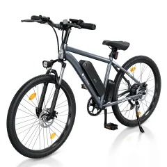 Mestno električno kolo isinwheel M10 - 26" - 250W 36V 10,4Ah - sivo