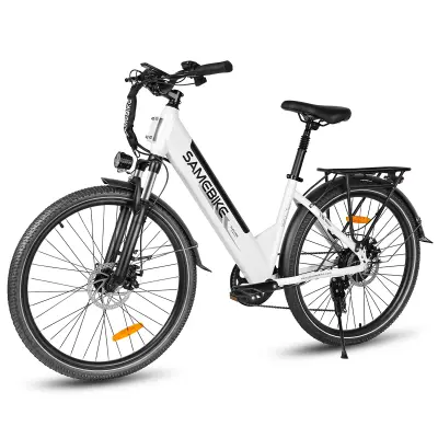 Mestno električno kolo SAMEBIKE RS-A01 Pro-T, 500 W 36 V 15 Ah, belo