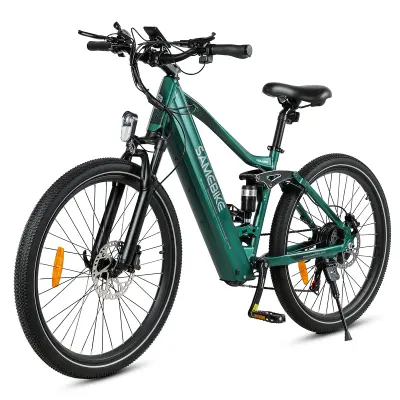 Električno kolo Samebike XD26-II, 48 V 14 Ah Shimano 7 prestav - zeleno