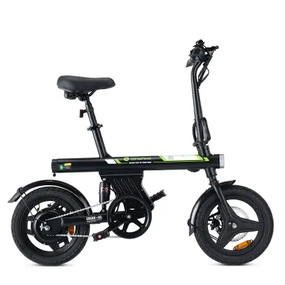 Mestno električno kolo iSinwheel U1 14" - 250 W motor - 36 V 7,8 Ah - črna