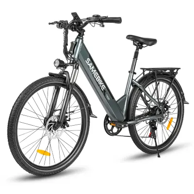 Mestno električno kolo SAMEBIKE RS-A01 Pro-T, 500 W 36 V 15 Ah, sivo