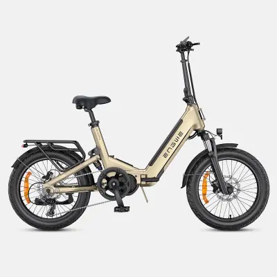 ENGWE L20 3.0 Pro električno kolo 250W 100Nm motor s srednjim pogonom - šampanjec