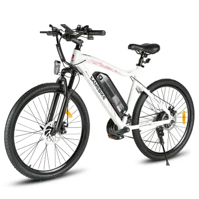 SAMEBIKE SY26-II Commuter električno kolo, 500W 13Ah, Shimano 21 prestav, belo