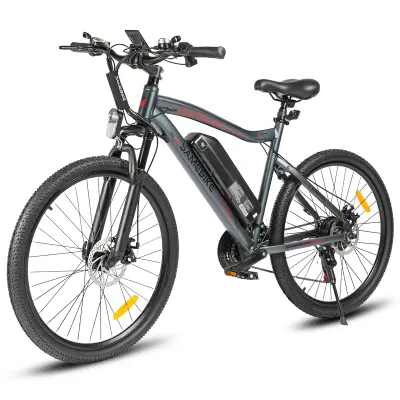 SAMEBIKE SY26-II Commuter električno kolo, 250W 13Ah, Shimano 21 prestav, sivo