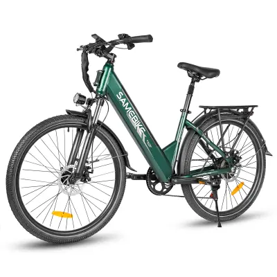 Mestno električno kolo SAMEBIKE RS-A01 Pro-T, 250 W 36 V 15 Ah, zeleno