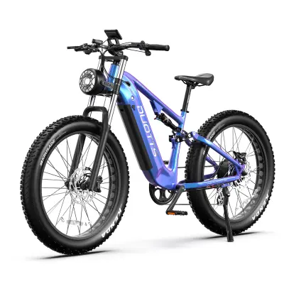 Gorsko električno kolo DUOTTS E26, 48 V 20 Ah, upravljanje APP, modro vijolično
