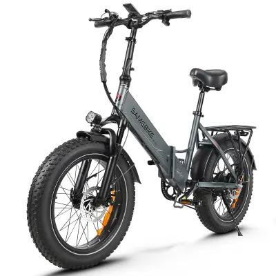Zložljivo električno kolo SAMEBIKE LOTDM200-II, 48 V 13 Ah, Smart NFC, sivo