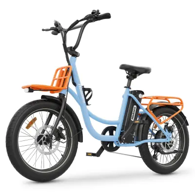 Električno mestno kolo Hidoes C6 - 250 W 36 V 13 AH - E-kolo Fat Tire - modro