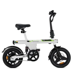 Mestno električno kolo iSinwheel U1 14" - 250 W motor - 36 V 7,8 Ah - belo