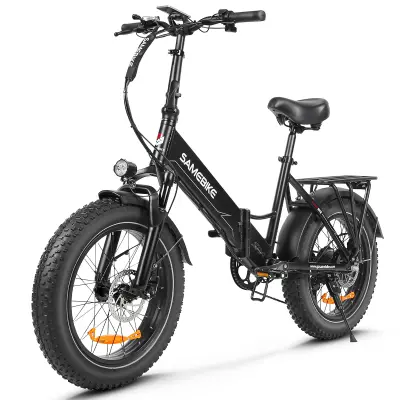 Zložljivo električno kolo SAMEBIKE LOTDM200-II, 48V 13Ah, Smart NFC, črna