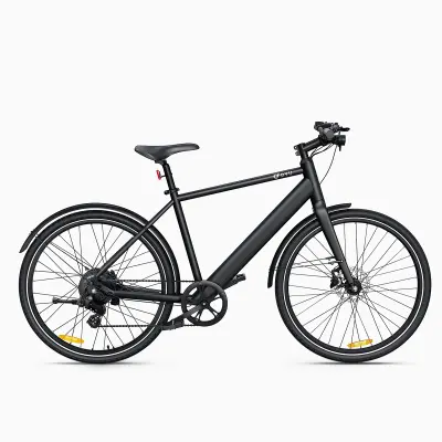Mestno električno kolo DYU Stroll 1, 250 W, 36 V, 9 Ah, asistenčni doseg 100 km, črno