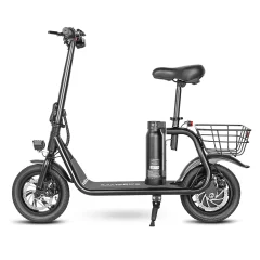 Zložljiv električni skiro SAMEBIKE SM-C01 s sedežem, 350 W 10,4 Ah, črn