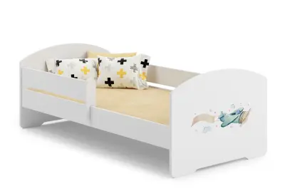 Otroška postelja LUK 160x80 z ograjo - Letalo