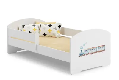 Otroška postelja LUK 160x80 z ograjami - Tovornjak