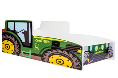 Otroška postelja Traktor zelena 140x70