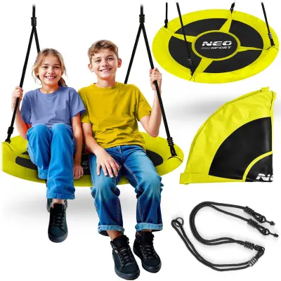 Gugalnica štorkljino gnezdo Neo-Sport Swingo 100 cm