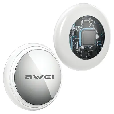 AWEI ANTI-LOST P50 LOKATOR ZA APPLE FIND MY WHITE WHITE NAPAJALNIK