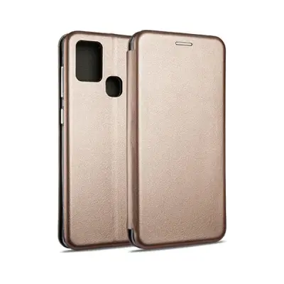 BELINE MAGNETNI OVITEK BOOK ZA SAMSUNG A21S A217 ROZA-ZLAT