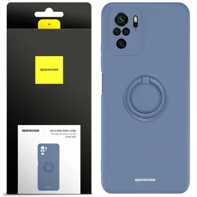 SPACECASE SILIKONSKI OVITEK OBROČ ZA XIAOMI REDMI NOTE 10 10S MODER