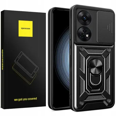 ZAŠČITA ZA TELEFON SPACECASE OVITEK ZA OPPO A78 4G ČRNO