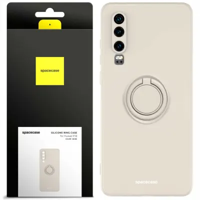 SPACECASE SILIKONSKI OVITEK RING ZA HUAWEI P30 BONE ZAŠČITNI OVITEK