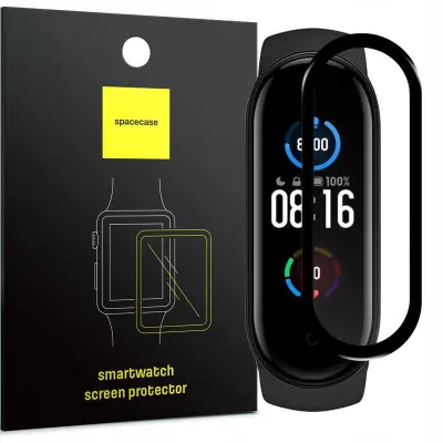 SPACECASE CASE HIBRIDNI STEKLENI POKROV ZA XIAOMI MI BAND 4 5 6