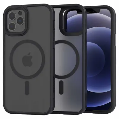 OVITEK SPACECASE HYBRID ZA IPHONE 12 12 PRO ČRN