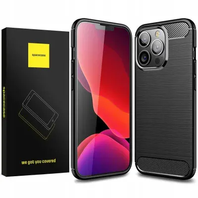OVITEK SPACECASE CARBON COVER ZA IPHONE 14 PRO MAX ČRN