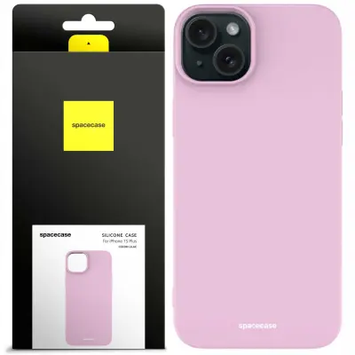 SILIKONSKI OVITEK SPACECASE ZA IPHONE 15 PLUS LILAC OVITEK