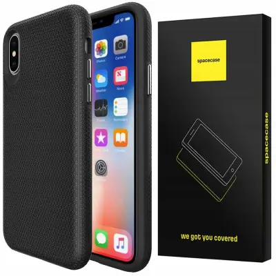 OVITEK SPACECASE CASE ZA IPHONE X XS ČRN ZAŠČ