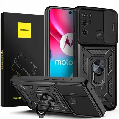 OVITEK SPACECASE ZA MOTOROLA MOTO G60S ČRNO SILIKON